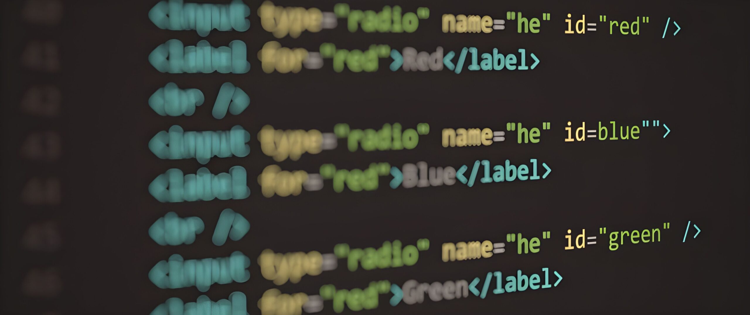 Credit: Anshul Kumar, Pexels License, via Pexels HTML input markup with radio button tags